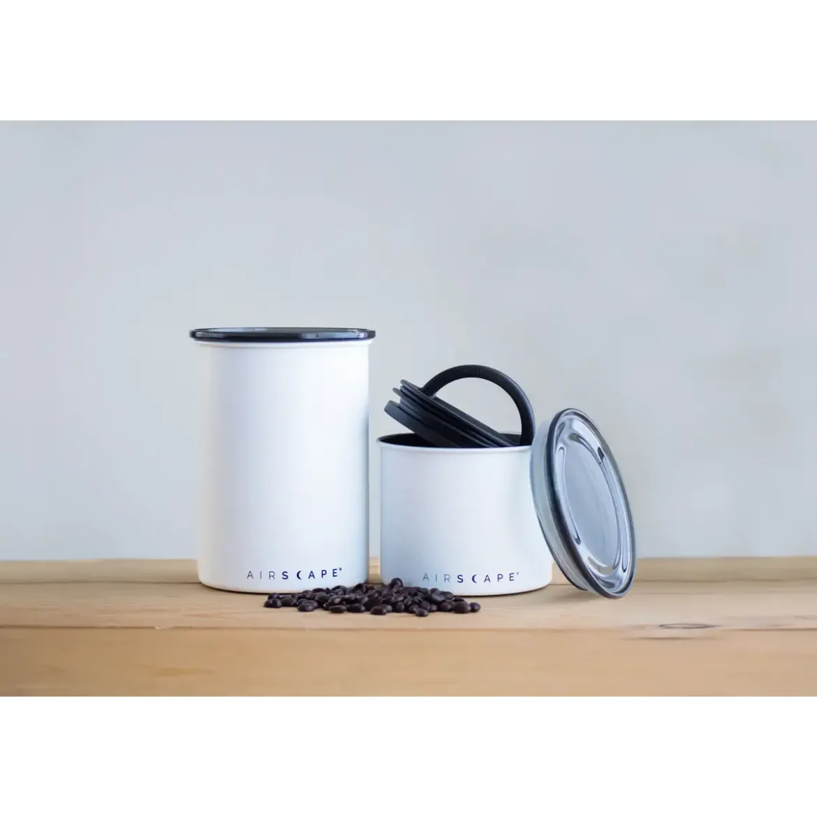 Airscape Kaffeedose 500 g 18 cm weiß