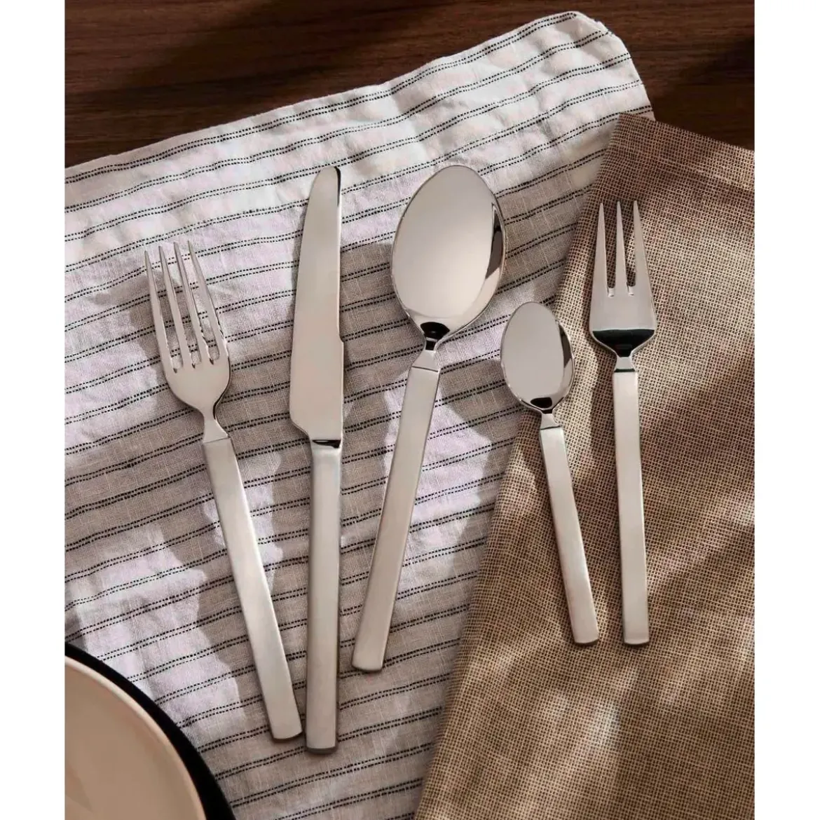 Alessi Besteck-Set 24-tlg. Dry Edelstahl teilmattiert