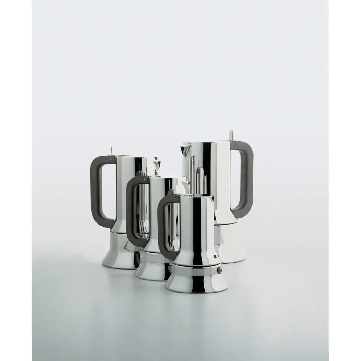 Alessi Espressokocher 10 Tassen 9090 edelstahl