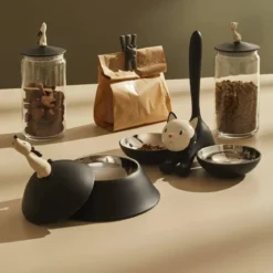 Alessi Katzennapf schwarz Tigrito