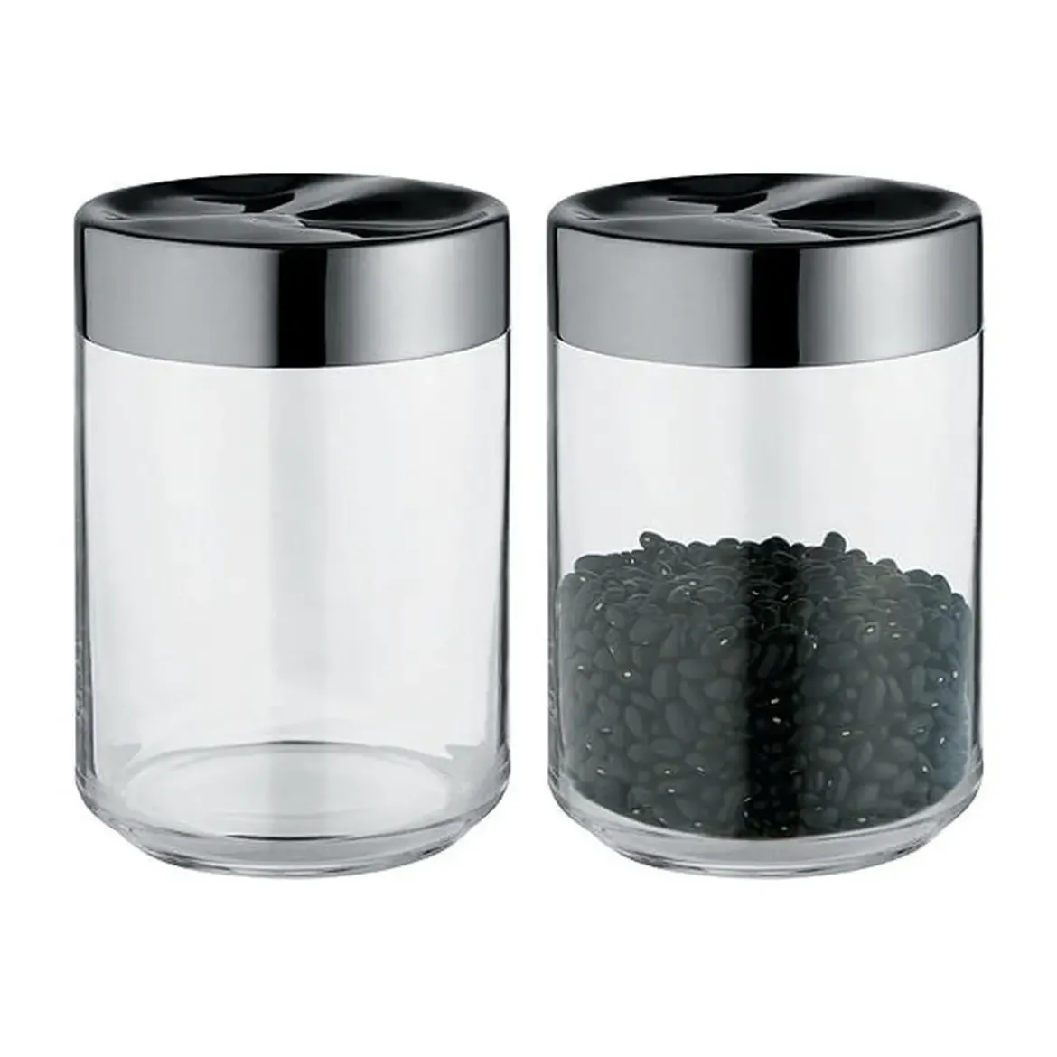 Alessi Küchendose m. Deckel Glas Julieta 100 cl