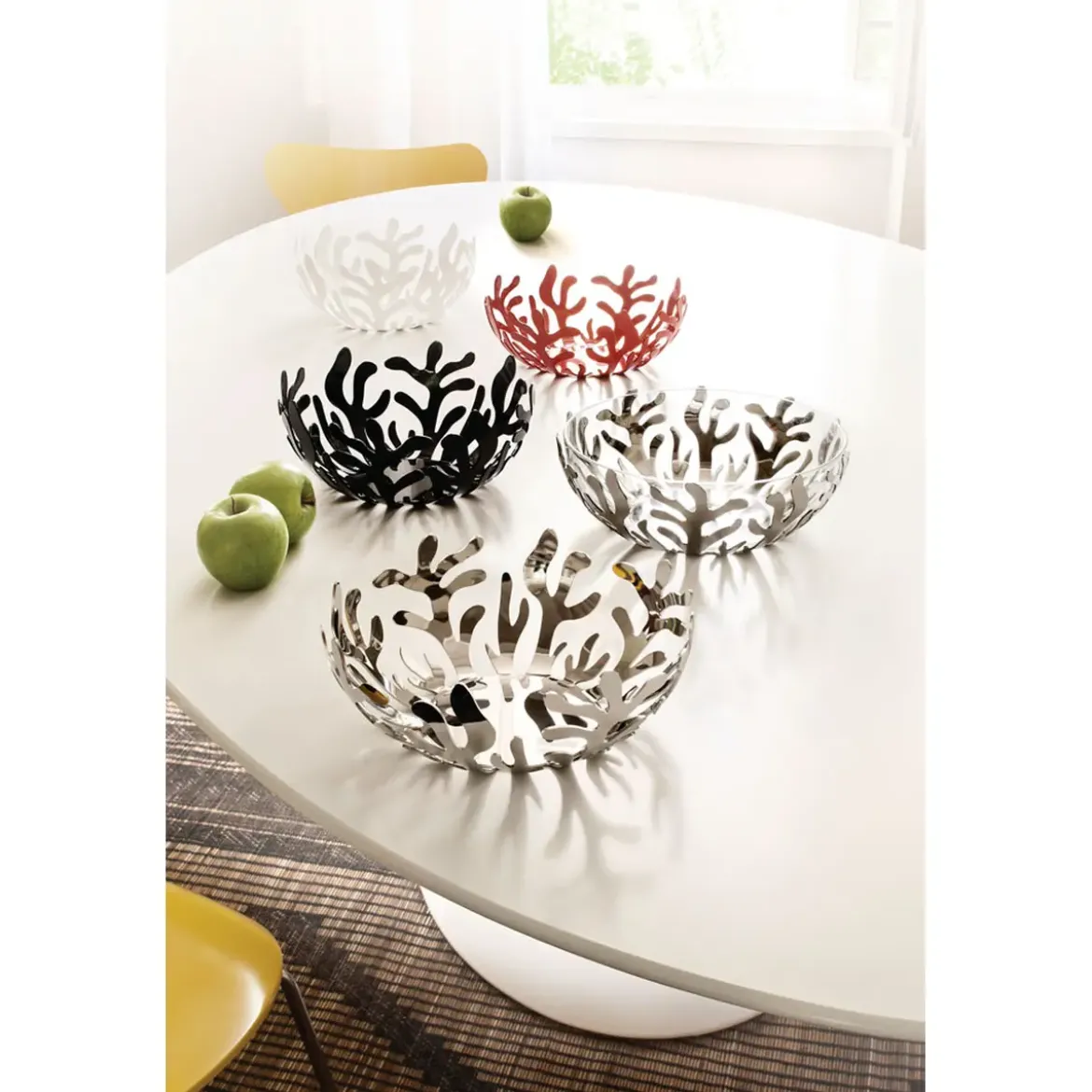 Alessi Obstschale 25 cm rot Mediterraneo