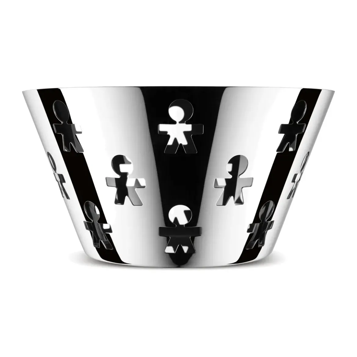 Alessi Obstschale silber 23 cm Girotondo