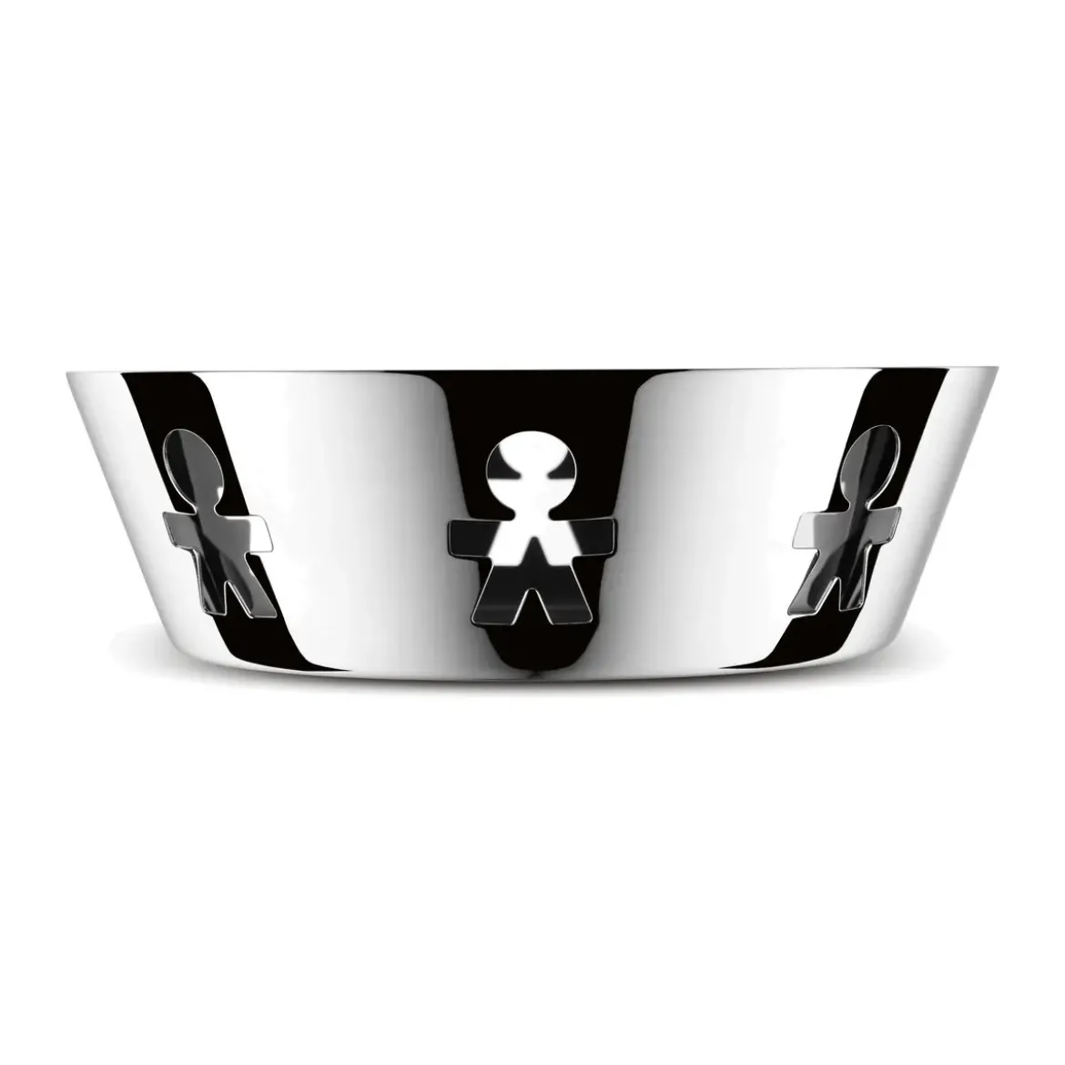 Alessi Schale Durchbruch silber 18 cm Girotondo