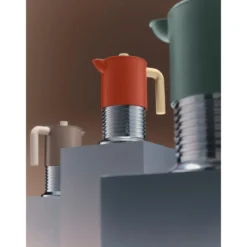 Alessi Vite Espressokocher 6 Tassen grün