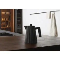 Alessi Wasserkocher 1,0 l 2400 W Plissé schwarz