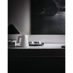 Alessi Wasserkocher 1,0 l 2400 W Plissé weiss