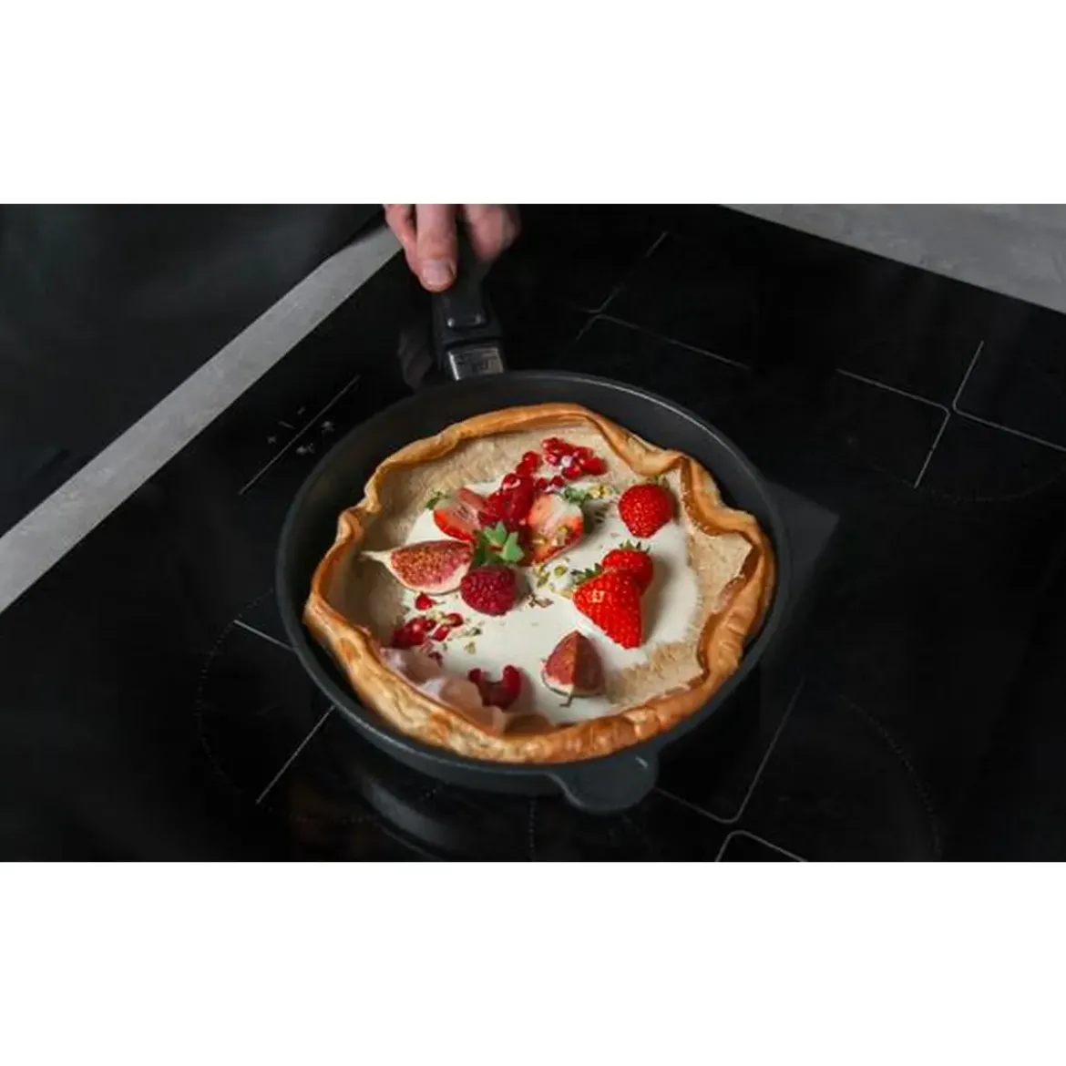 AMT Gastroguss Bratpfanne 24cm beschichtet H=5cm nicht induktionsfähig