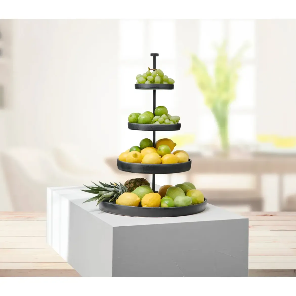 ASA Etagere 4-stufig Grande Nero Black Iron