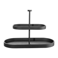 ASA Etagere 2-stufig Wood Black