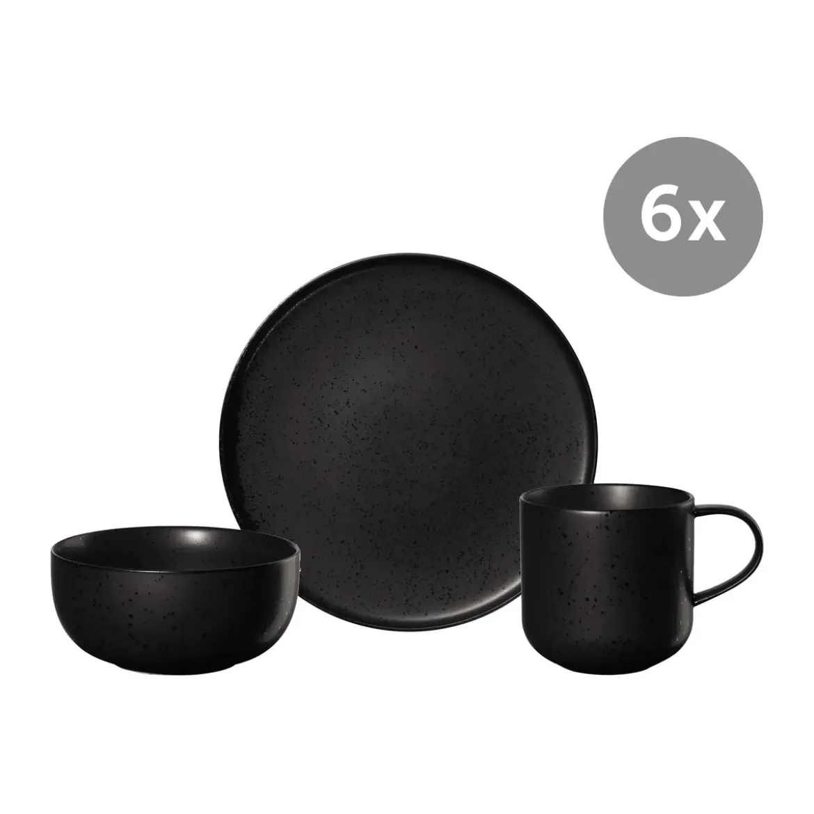 ASA Frühstücksset ASA mit Henkelbecher 0,4l 18-tlg.