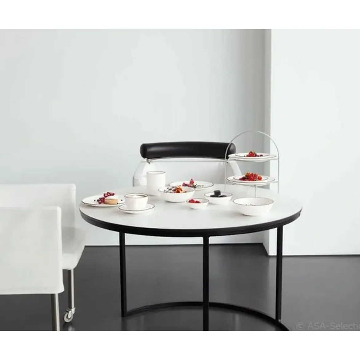 ASA Teller flach 30 cm A Table Ligne noir