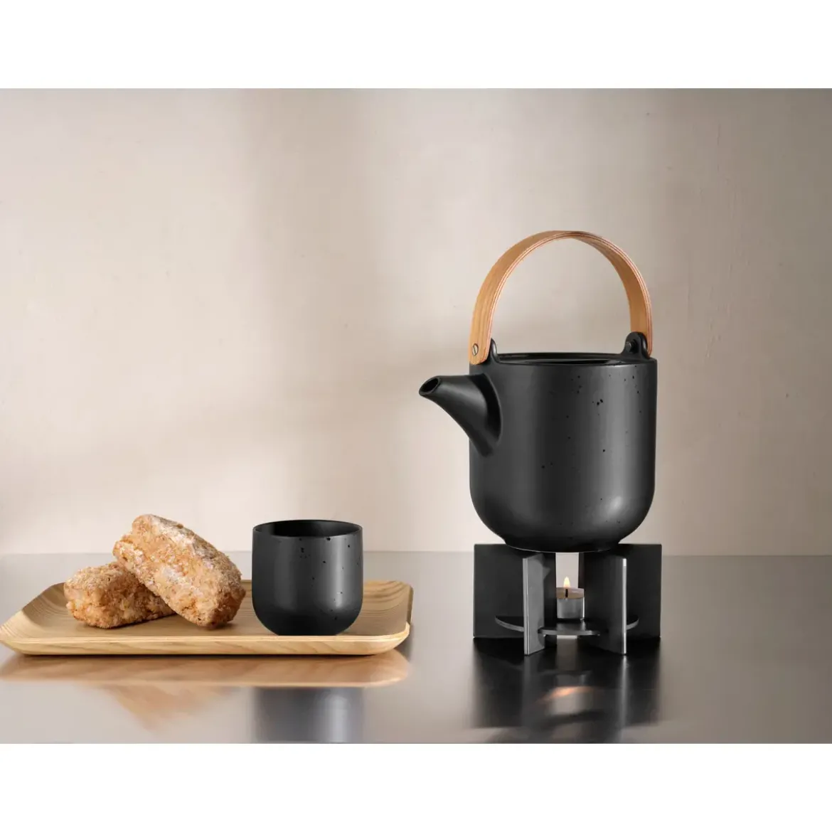 ASA Universalstövchen 13 cm schwarz