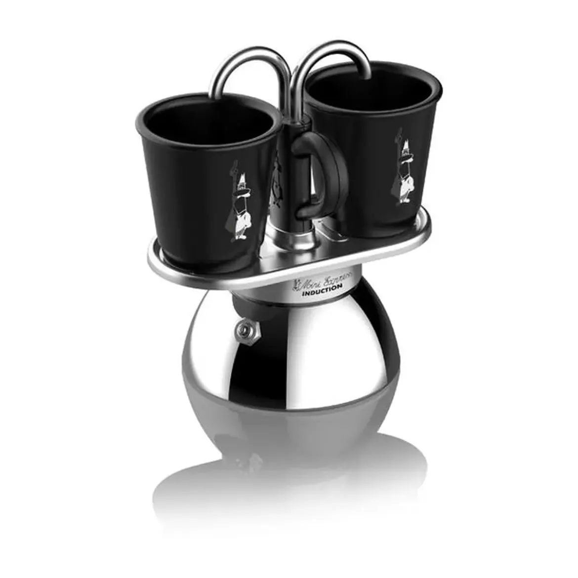 Bialetti Espressokocher Induktion 2 Becher