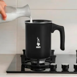 Bialetti Milchaufschäumer 3 Tassen Tutto Crema schwarz