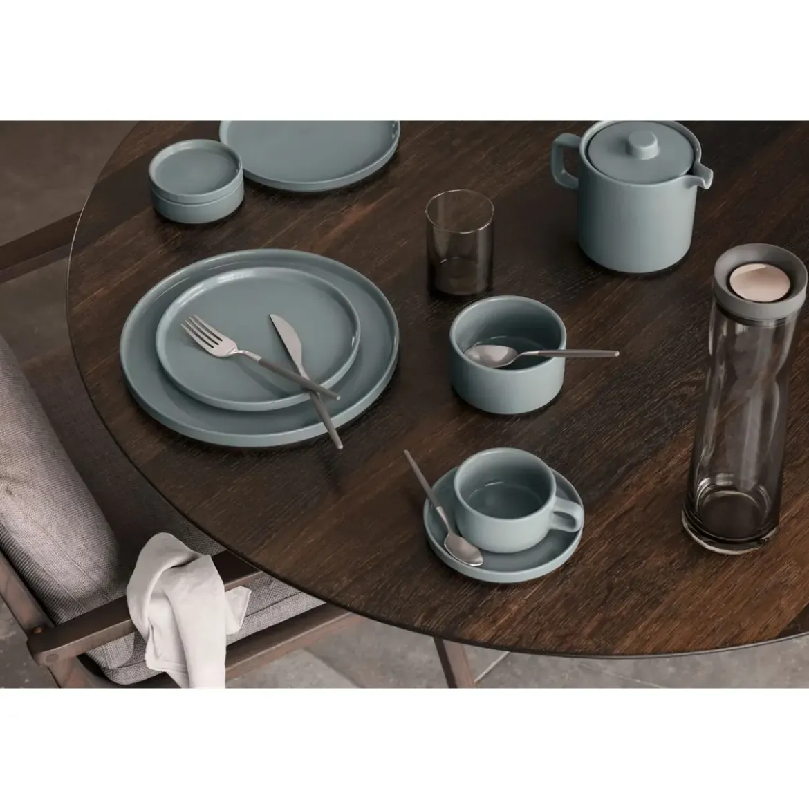 Blomus Kuchengabel 4er-Set Maxime Mourning Dove