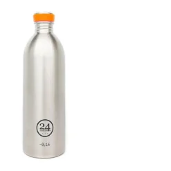 24bottles Trinkflasche 1,0 l Urban Bottle Brushed Steel