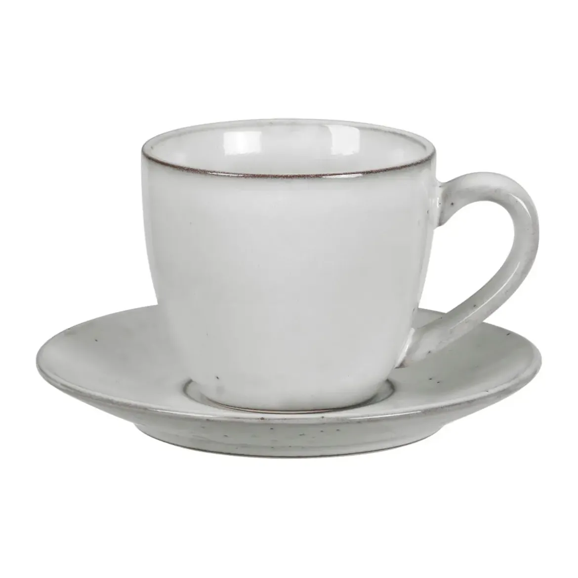 Broste Copenhagen Tasse mit Untere 0,15 l Nordic Sand