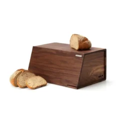 Continenta Brotkasten 40x26x18,5 cm Walnuss
