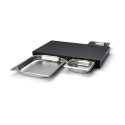 Continenta Multifunktionsbrett 49x33x5 cm Duracore schwarz