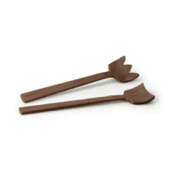 Continenta Salatbesteck 30,5cm Tulip Walnuss