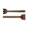 Continenta Salatbesteck 30,5cm Tulip Walnuss