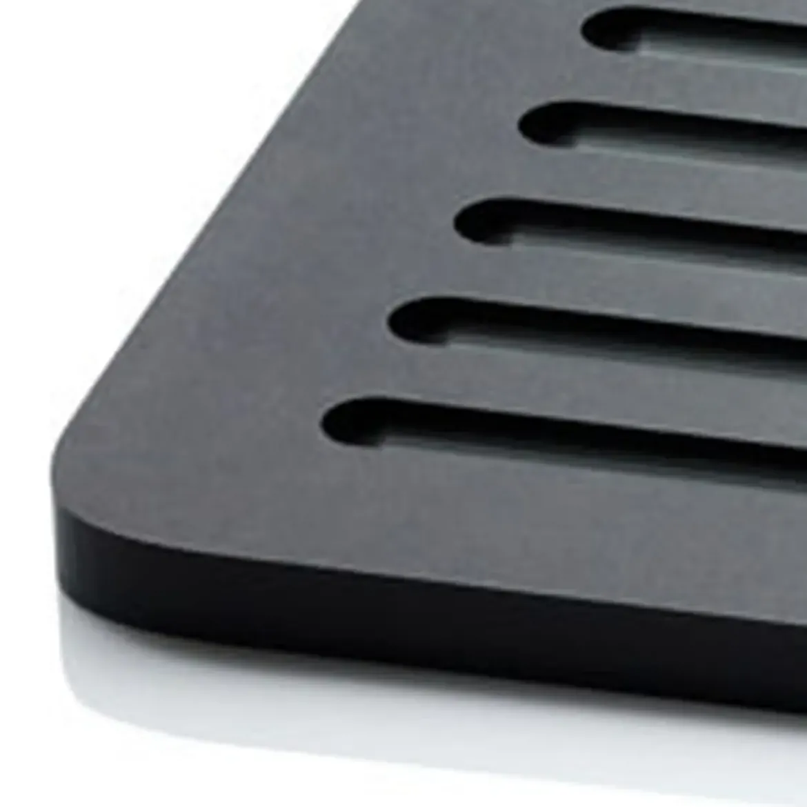 Continenta Schneidebrett 39x24x1 cm Duracore schwarz