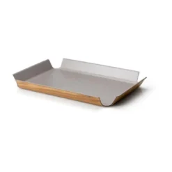 Continenta Tablett 54,5x40 cm rutschfest taupe metallic