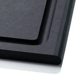 Continenta Tranchierbrett 38x27x1 cm Duracore schwarz