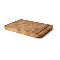 Continenta Tranchierbrett 46x32x3 cm Eiche Stirnholz