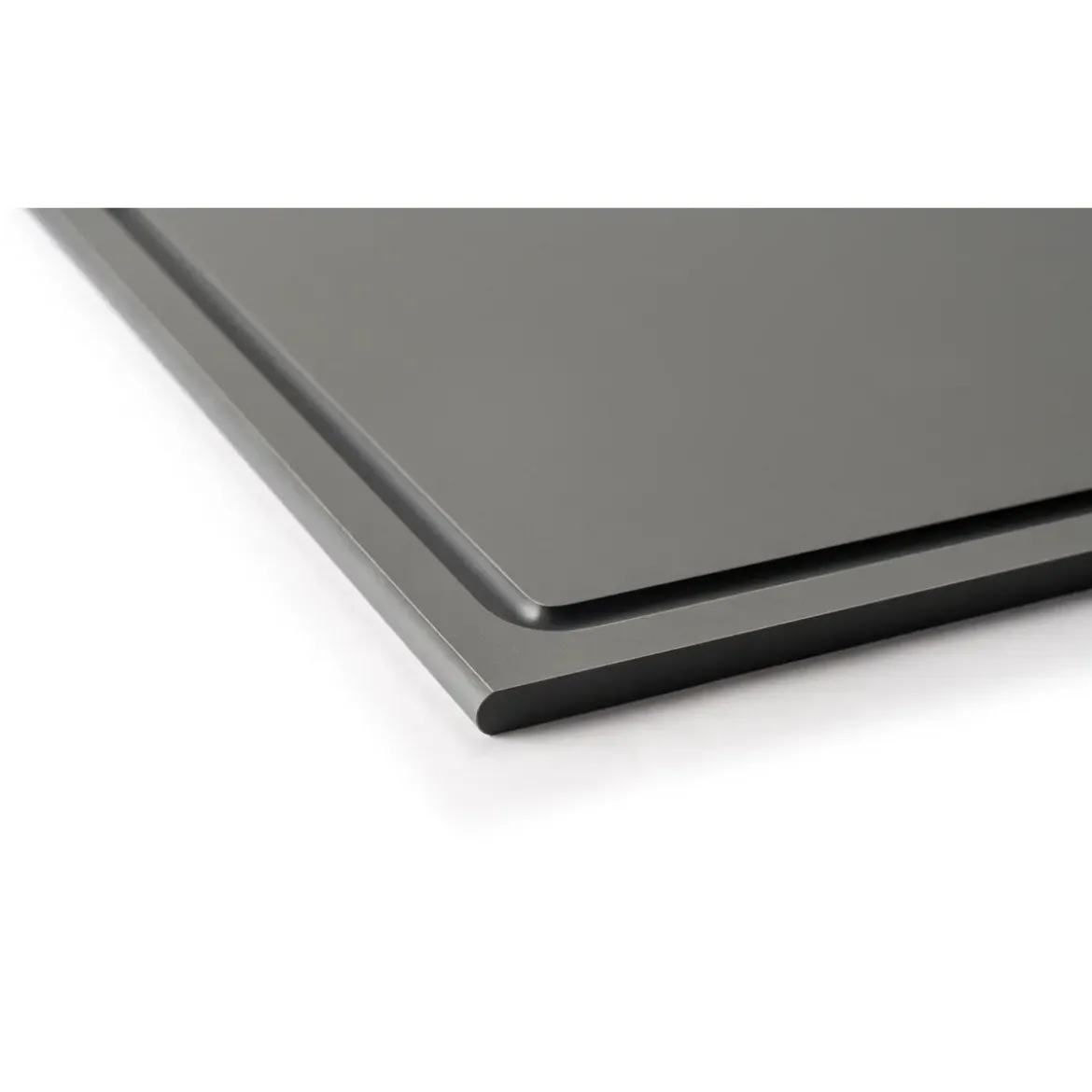 Continenta Tranchierbrett 39x27x1 cm Duracore grau