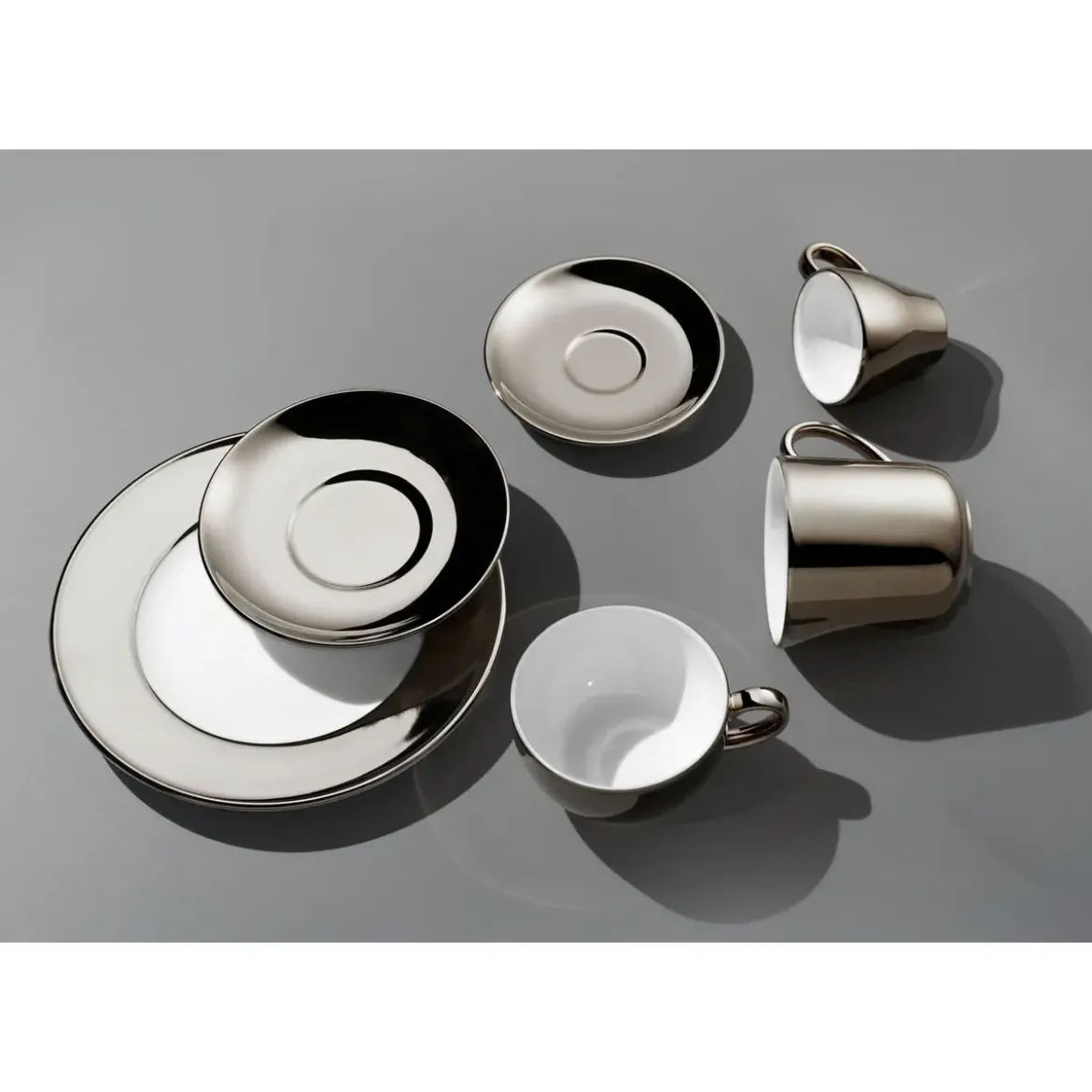 Dibbern Espressotasse 0,09 l Solid Color Classico Platin