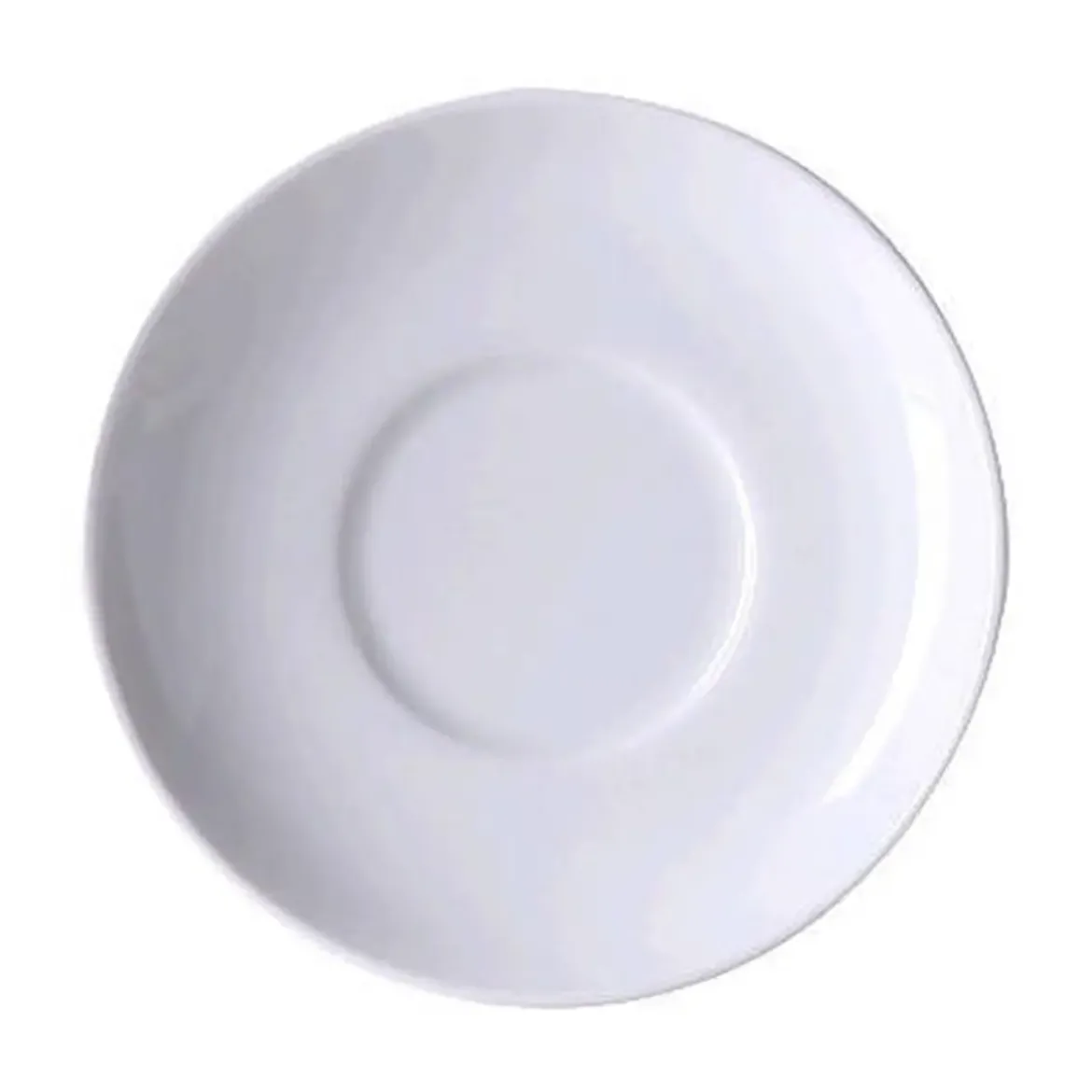 Dibbern Kaffee-Untertasse 14 cm Solid Color Weiß
