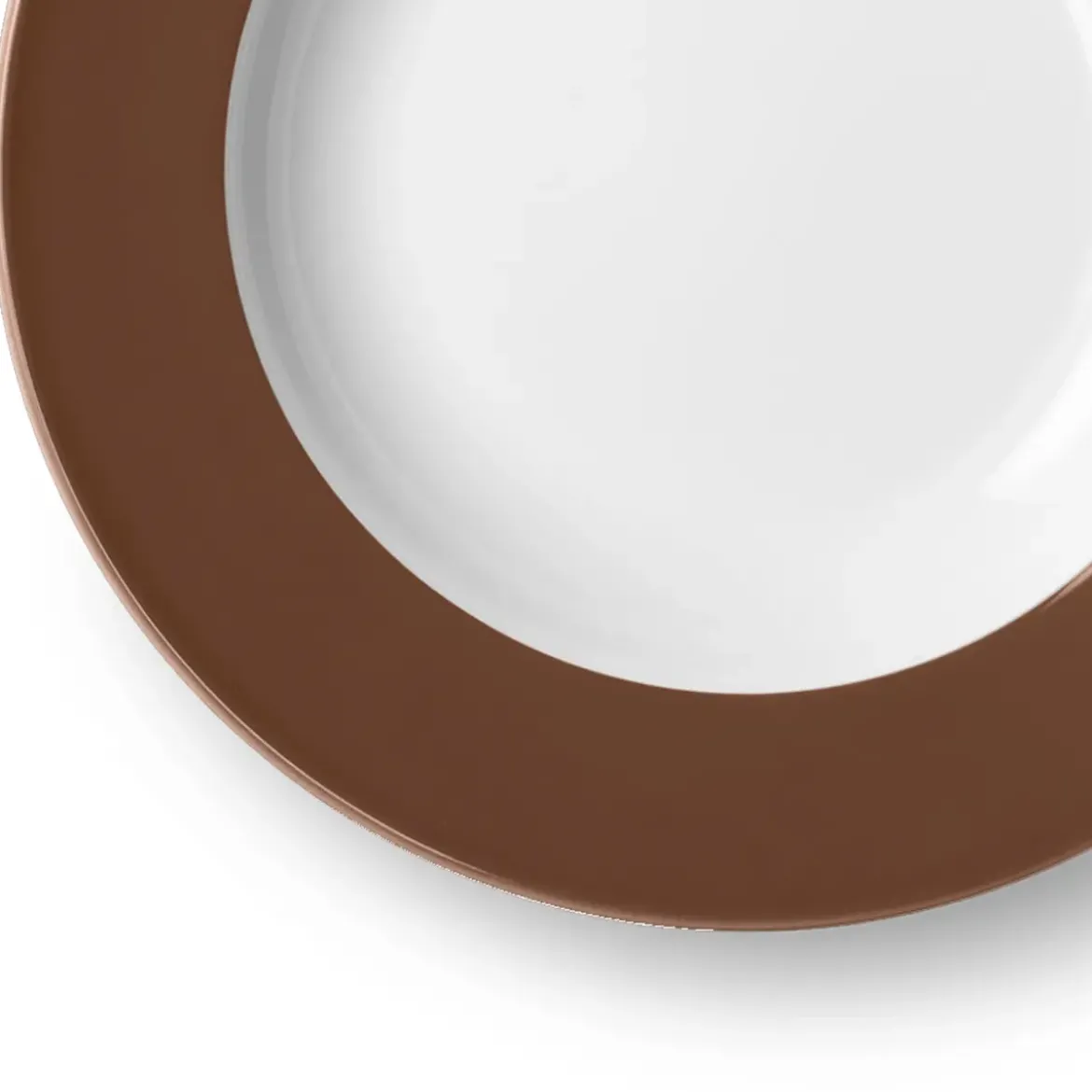 Dibbern Suppenteller 23 cm Solid Color Chocolate