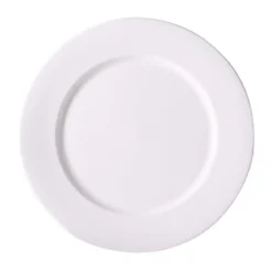 Dibbern Teller flach 32 cm Bone China weiss