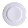 Dibbern Teller flach 26 cm Fahne Solid Color weiss