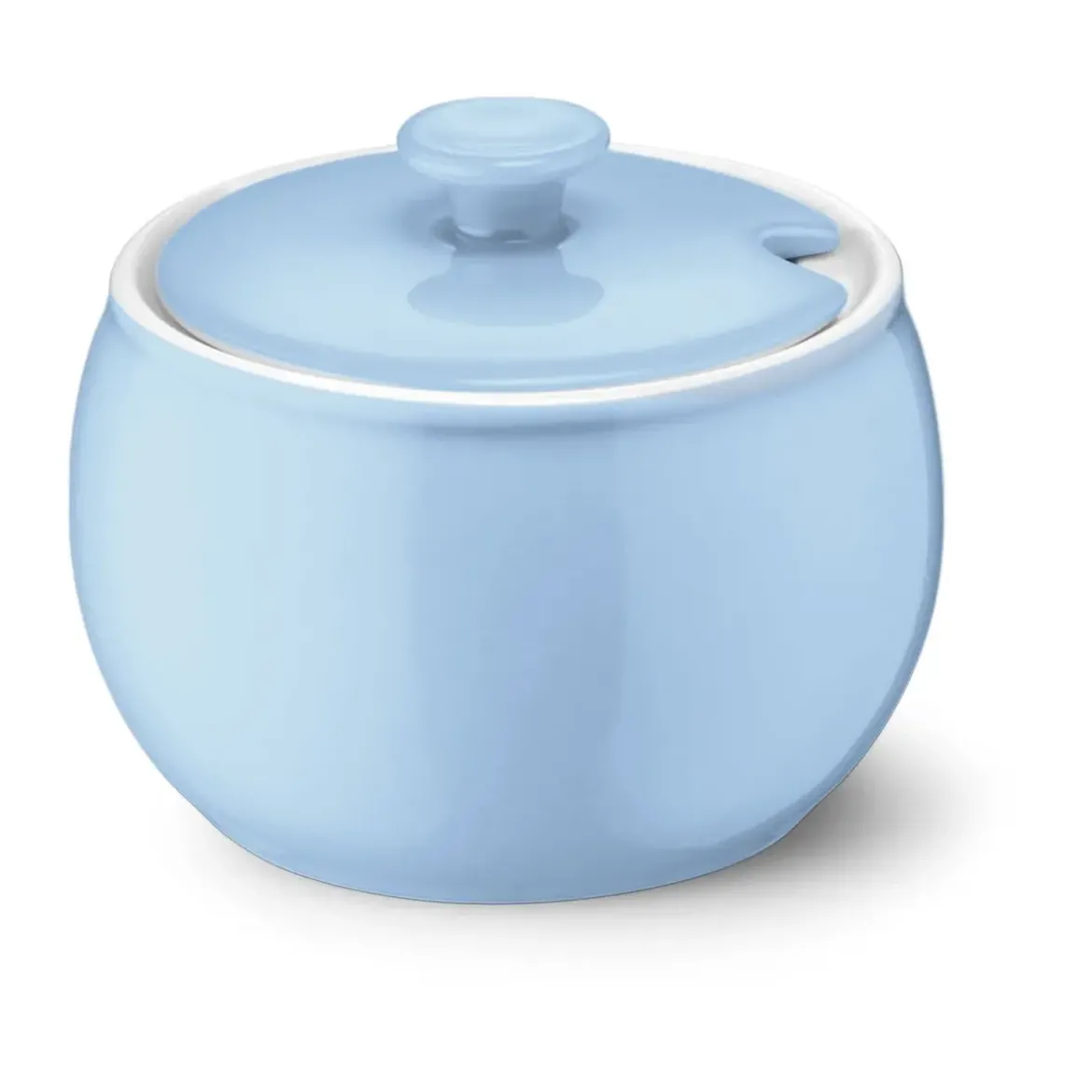 Dibbern Zuckerdose 0,3 l Solid Color Morgenblau
