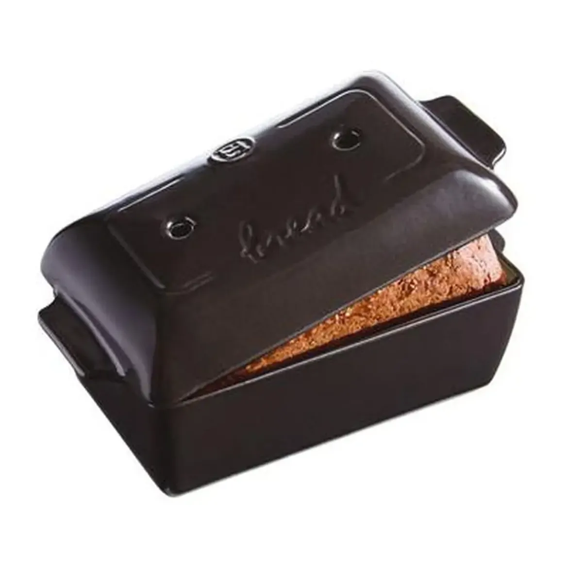 Emile Henry Brotform 2-tlg. Fusain