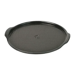 Emile Henry Pizzastein 37 cm Kohle