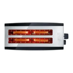 Graef TO102 4-Scheiben-Toaster 38x16x19 cm 1380 W schwarz