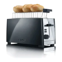 Graef TO102 4-Scheiben-Toaster 38x16x19 cm 1380 W schwarz