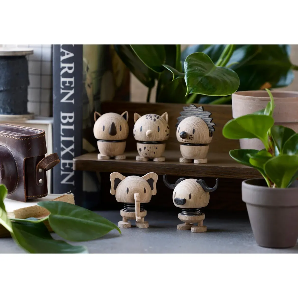 Hoptimist Lion S 7,8 cm Oak