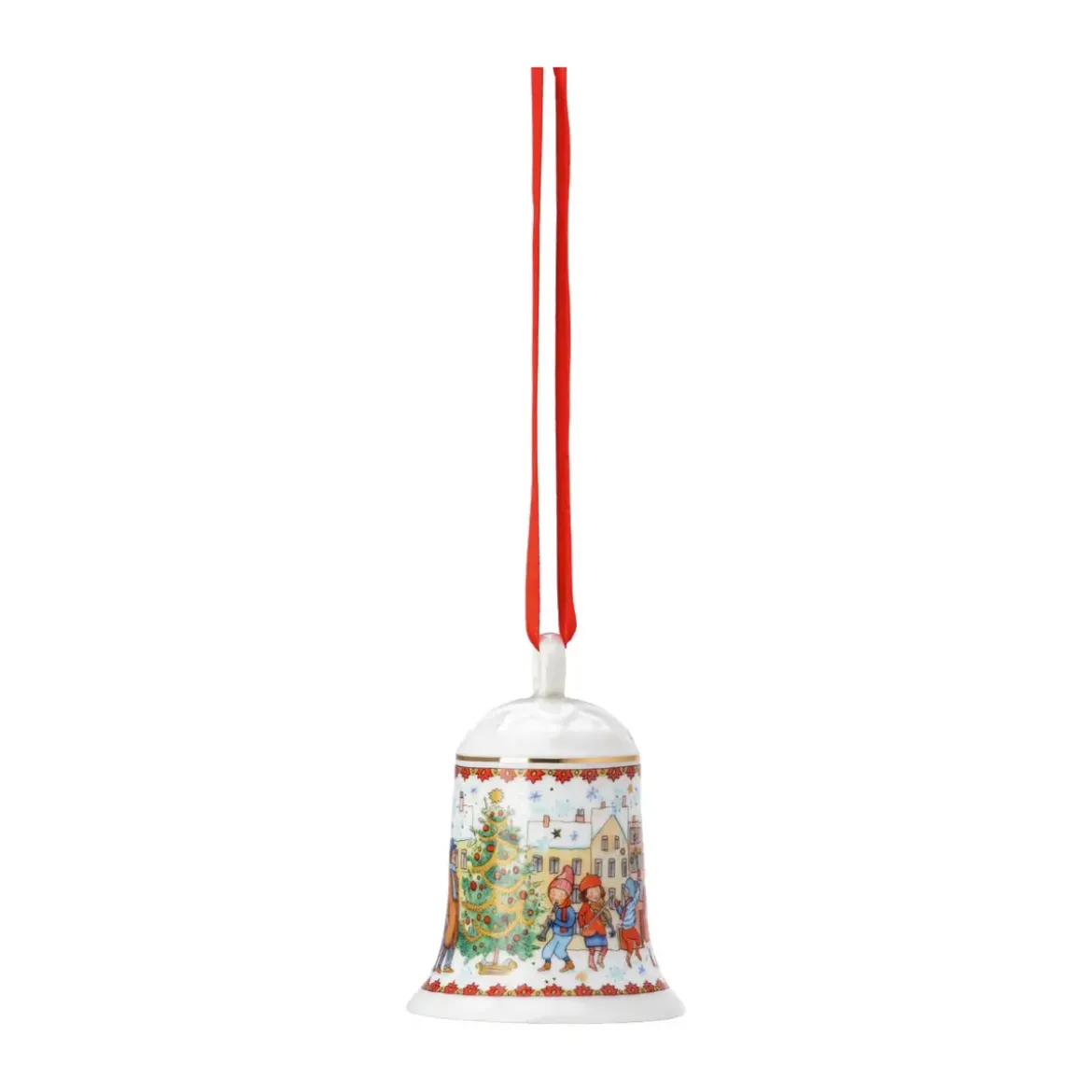 Hutschenreuther Porzellanglocke 8 cm Sammeledition Weihnachten Weihnachtsglocke 2023