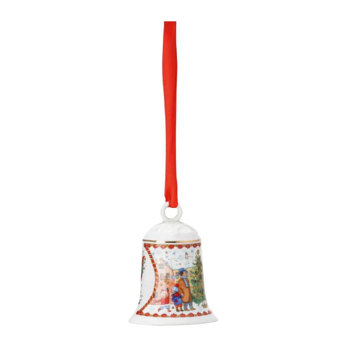 Hutschenreuther Porzellanglocke 8 cm Sammeledition Weihnachten Weihnachtsglocke 2023