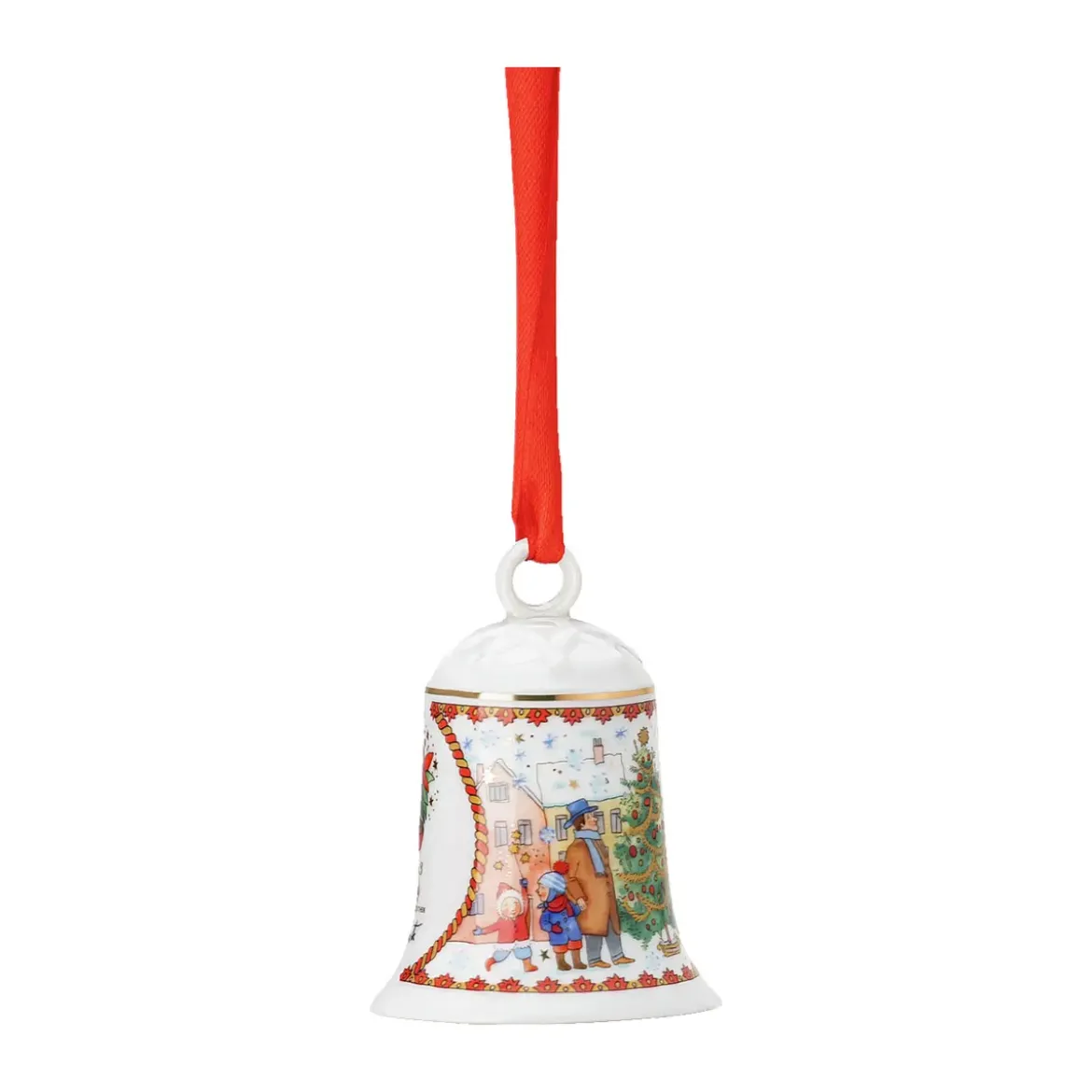 Hutschenreuther Porzellanglocke 8 cm Sammeledition Weihnachten Weihnachtsglocke 2023