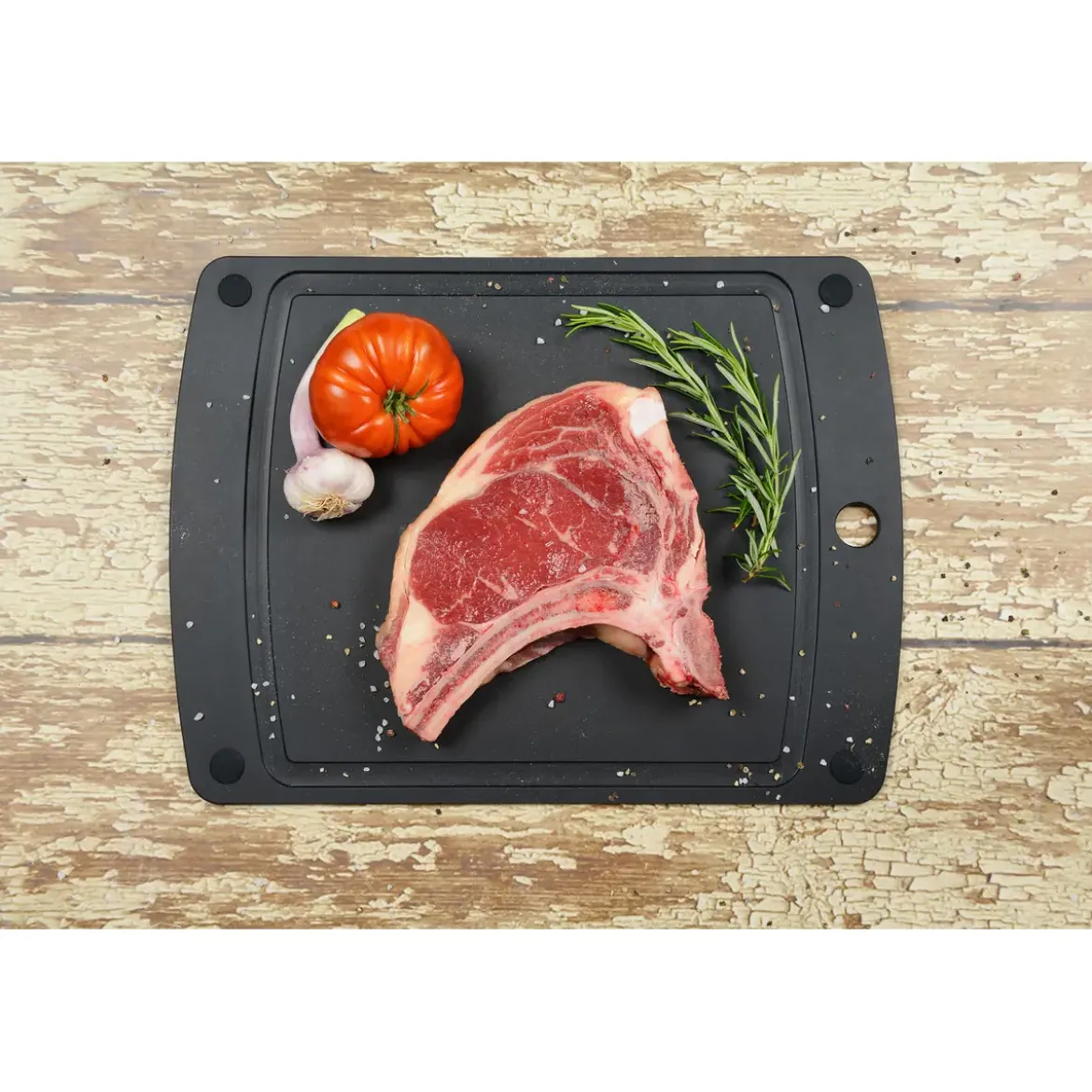 Jade Schneidebrett Gourmet Gripper schwarz 29,8x23,5x0,6cm