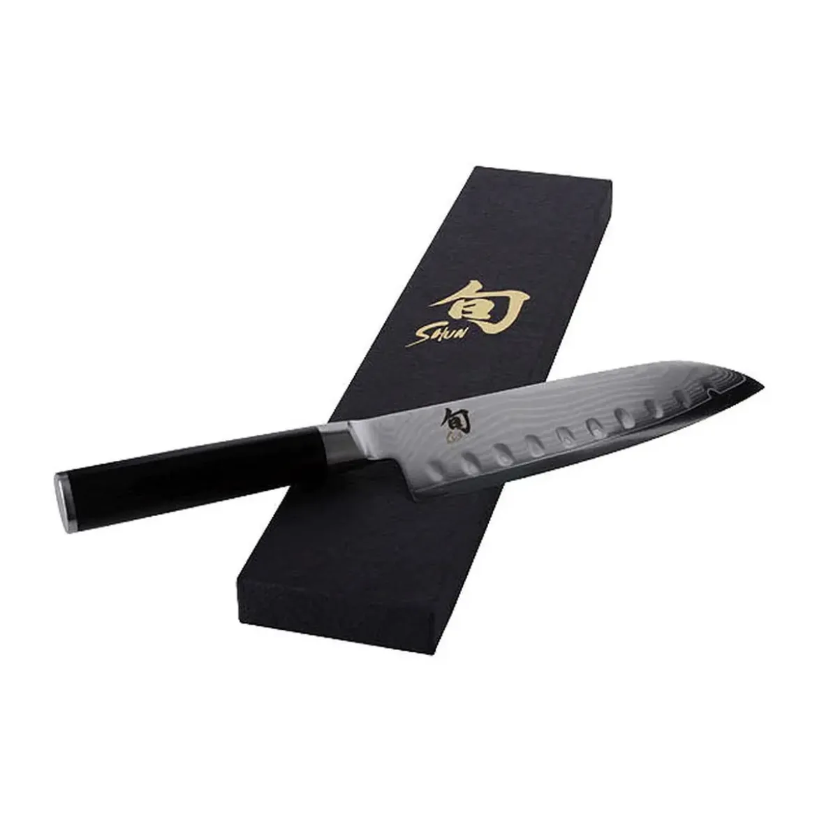Kai Santokumesser Shun mit Kullenschliff 18 cm