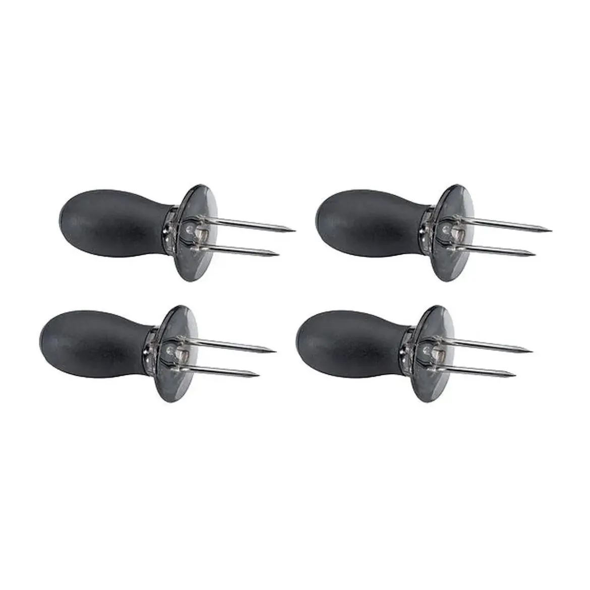 Küchenprofi Maiskolbenhalter 4er-Set BBQ schwarz