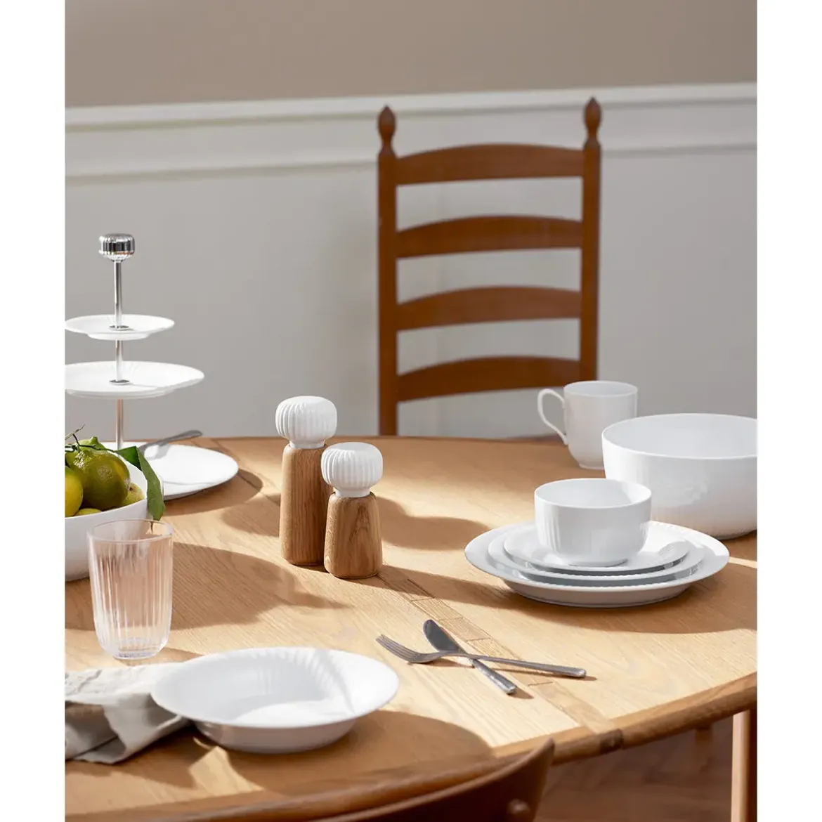 Kähler Teller 22 cm Hammershoi weiß