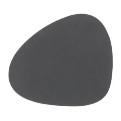 LINDDNA Glasuntersetzer 11x13 cm Curve Nupo anthracite